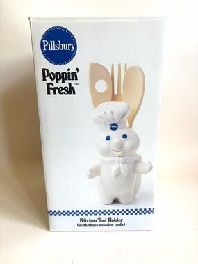 Pillsbury Poppin' Fresh White Kitchen Tool Holder